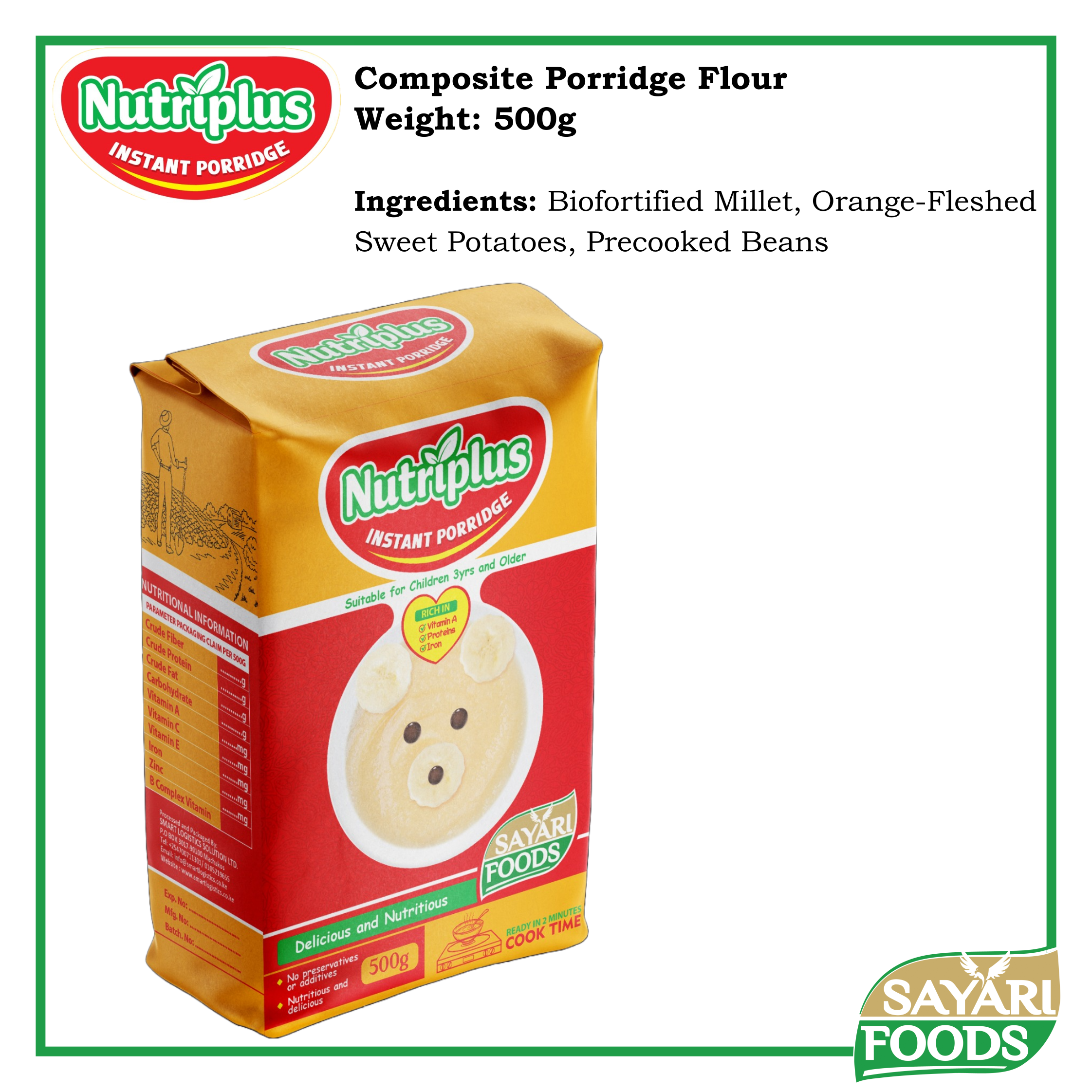 Nutriplus product advert